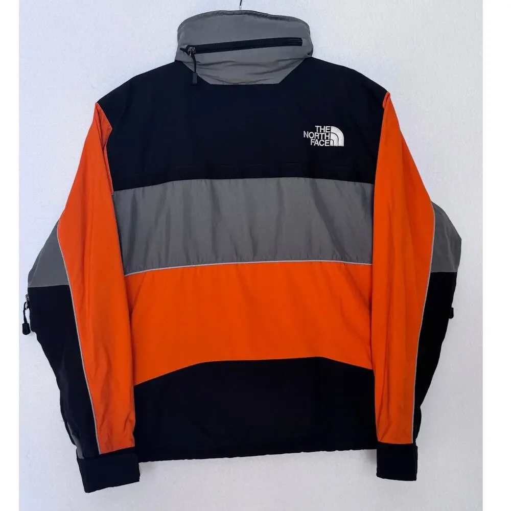 The North Face Steep Tech 2009 Ski Jacket XL Orange Gray Black Gorpcore